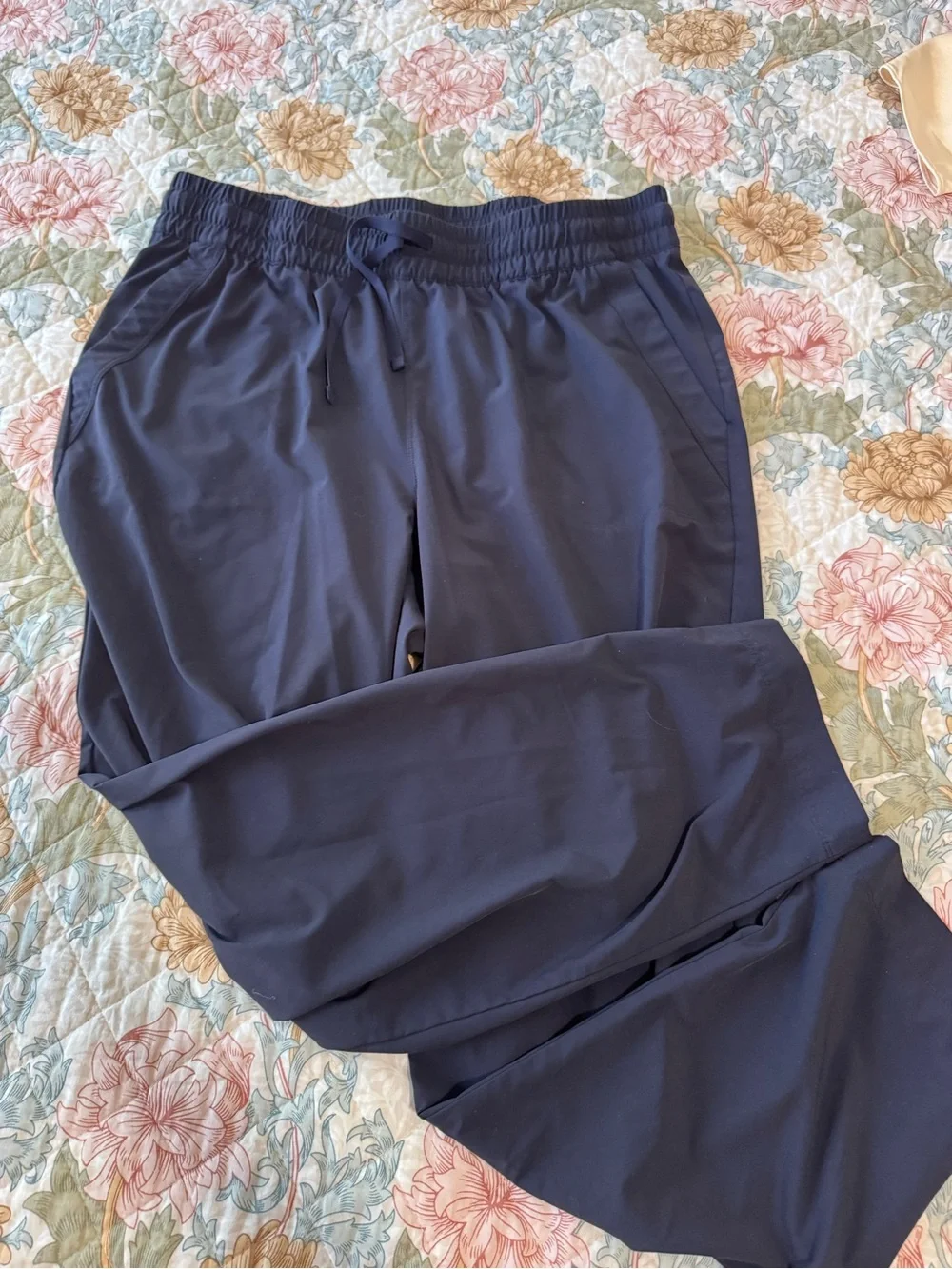 Talbots Navy Drawstring Pants - Picture 2 of 7